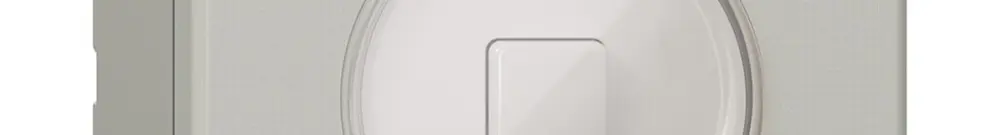 Pulsante KNX NAP 1× NEVO RGB con sensore di temperatura, grigio chiaro 