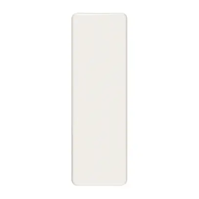 Abdeckplatte 4×1 blind weiss 