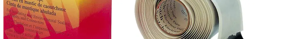 Mastic de bourrage Scotch 2228 50.8mm×3m×1.65mm noir 