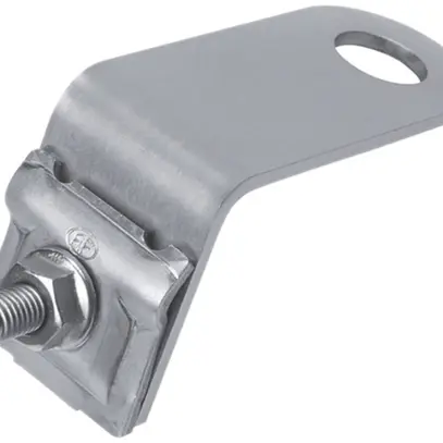 Linguetta di raccordo AV 25 acciaio inossidabile A2, filo Ø 6…8mm, 90° 