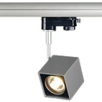 Projecteur SLV ALTRA DICE, GU10 50W avec adaptateur 3-phases IP20 gris argenté 