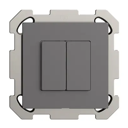 Stazione secondaria per interruttore INC 2c/2t WLAN Edue Wiser grigio scuro 