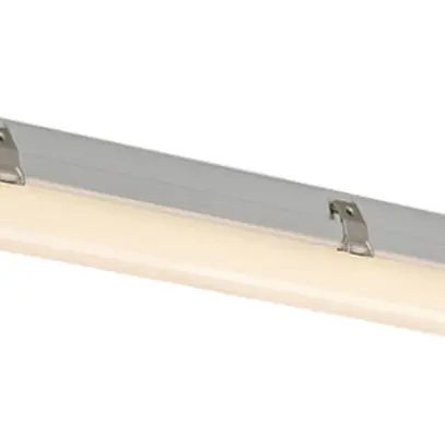 Lumin.p.loc.hum.LED SLV WATERPROOF 18/32W 4130lm 830/840 IP66 1236×80mm gris 