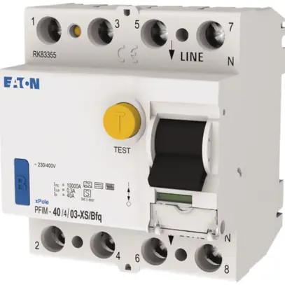 Interruttore differenziale Eaton PFIM 4P 40A 300mA tipo XS/Bfq 