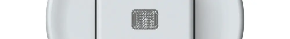 Kit frontale origin interruttore/tasto 60×60mm luminoso bi 
