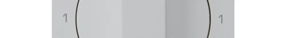 Kit frontale per interruttore rotativo S0 60×60mm kallysto 0-1-0-1 grigio chiaro 
