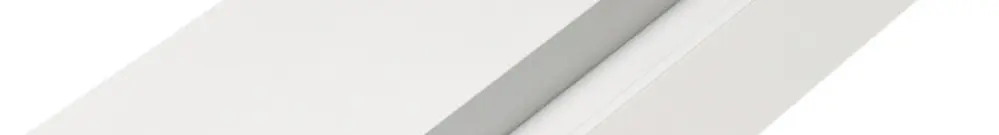 Profilé de support mural GLENOS Profi, 0.2m avec bouchons de fermeture blanc mat 
