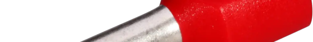 Embout de câble jumelé isolé 2×1mm²/12mm rouge 