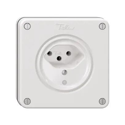 Presa NUPU NEVO, 1×T13, c.LED, bianco 