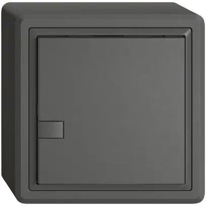 Pulsante KNX RGB AP EDIZIO.liv SNAPFIX® sensore temp.s.LED 1× com.1T grs 