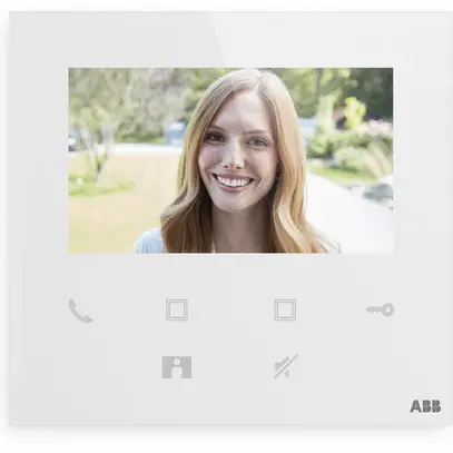 Stazione interna video ABB-Welcome M22401-W-04 WLAN touch-display 4.3'' bianco 
