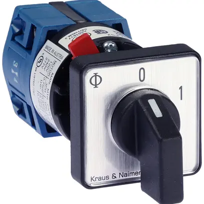 Interruttore INS K&N CG4.A201.FS2, 10A/400V 2L 30×30mm "0-1" 