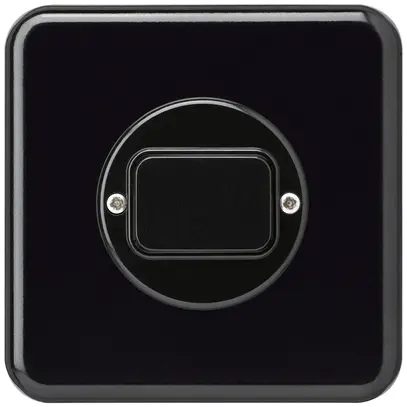 Variateur de lumière ENC 25…500VA basico noir, coupure de phase ascendante 