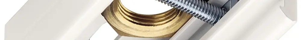 AP-/Pendel-Montageclip SLV für AP-Stromschiene EUTRAC 3-phasig, weiss 