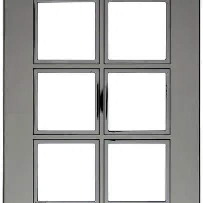 Intestazione INC Legrand Arteor 3×2 verticale 157×213mm Stainless Steel 