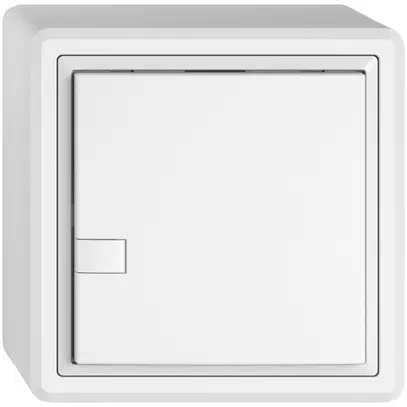 Pulsante KNX RGB AP EDIZIO.liv SNAPFIX® sensore temp.s.LED 1× com.1T bi 