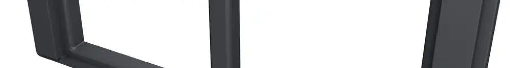 Cache R&M 210 45×45mm 2 ports noir 
