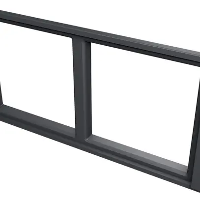 Cache R&M 210 45×45mm 2 ports noir 