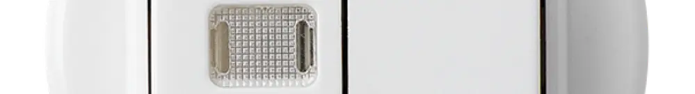 Inserto per interruttore pulsante luminoso INC basico 1/3+3/1L bianco 1 lente 