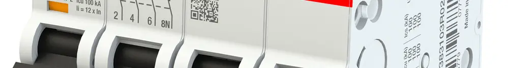 Disgiuntore ABB MCB S300P 3P+N 415V tipo K 1A Icn 25kA Icu 100kA 4UM 