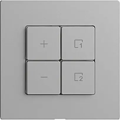 Station secondaire pour variateur 1c/4t scène WLAN Edue Wiser silver 