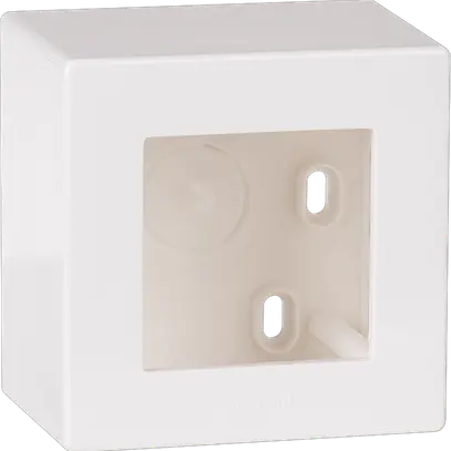 Cadre AP ATO 1×1 module blanc 