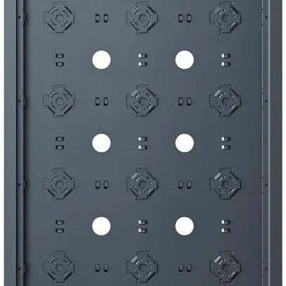 Boîtier AP Siedle 12× 332×432×36.5mm anthracite 