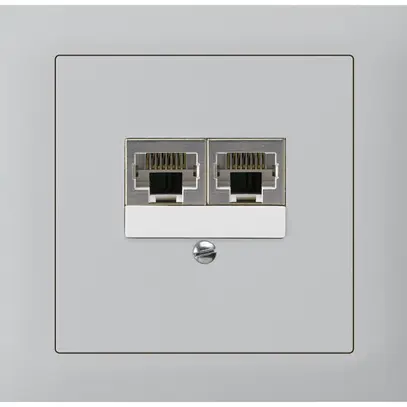Scatola INS kallysto 2×RJ45s separato grigio chiaro 