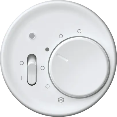 Termostato ambiente origin con interruttore 230VAC 5…30°C 10A bianco 
