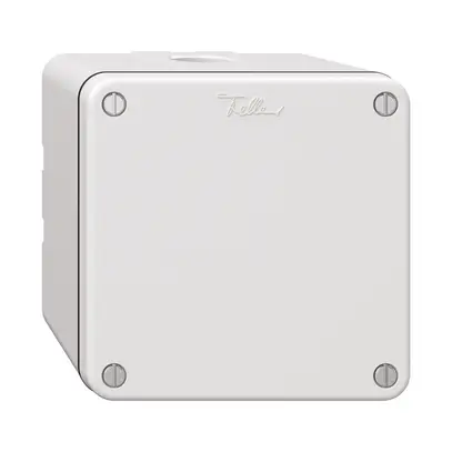 Scatola d.derivazione NAP Feller NEVO, 5P 16A, 400 V, 2.5mm² 3 L+N+PE 87×87mm bi 