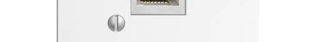Boîte 1×RJ45/s 8P EDIZIOdue blanc R&M swissline 