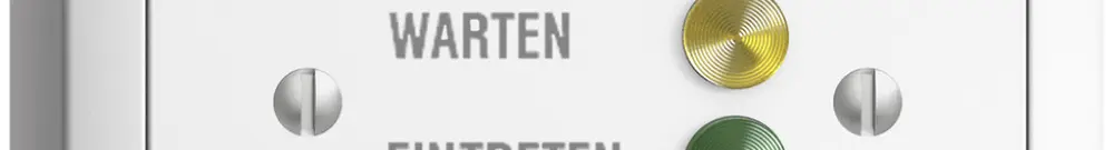 AP-Türstation für Rufleuchte deutsch, EDIZIOdue weiss 