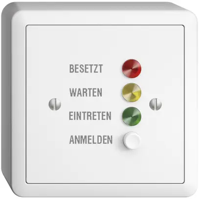 AP-Türstation für Rufleuchte deutsch, EDIZIOdue weiss 