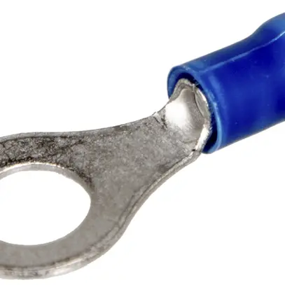Cosse à sertir PLASTI-GRIP annulaire M6 2.5mm² PA bl 