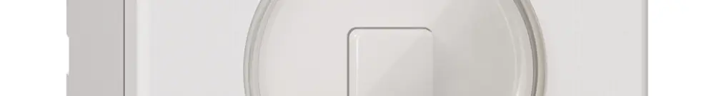 Pulsante KNX NAP 1× NEVO RGB con sensore di temperatura bianco 
