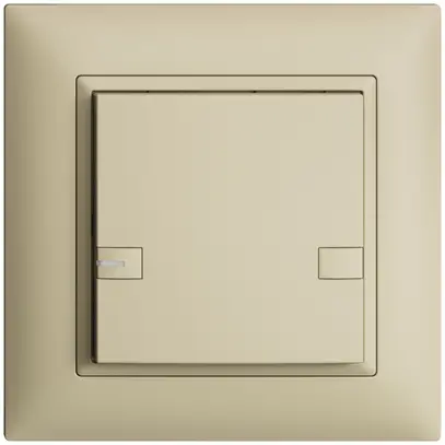 Pulsante INC KNX 1×EDIZIOdue colore vanille RGB con LED 