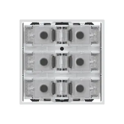 Pulsante KNX KAL p.6×tasti 6×punti azionamento LED bianco 
