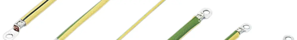 Connecteur de mise à la terre Rittal SZ, branchement M6/M6, 10mm², L=350mm 