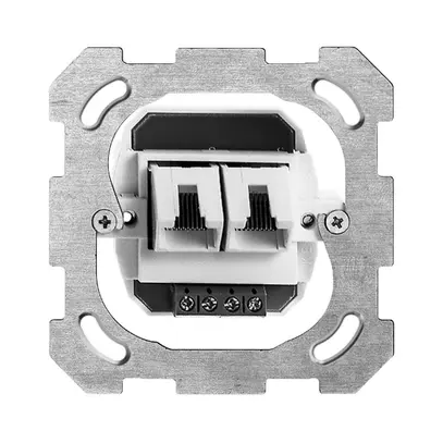 Prise ENC 2×RJ45/u 4P séparé FH ITplus 
