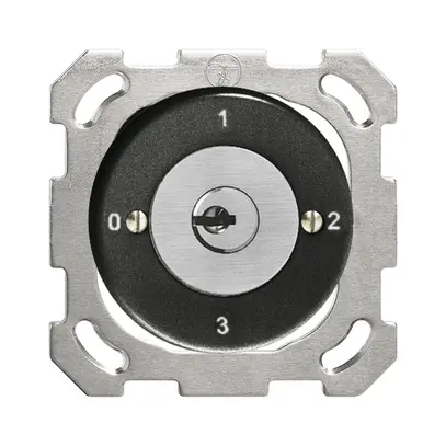 Interrupteur rotatif ENC FH 5/2P noir avec serrure de sûreté 