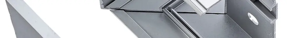 Angle extérieur ELBRO pour canal 110×60mm aluminium argent anodisé 
