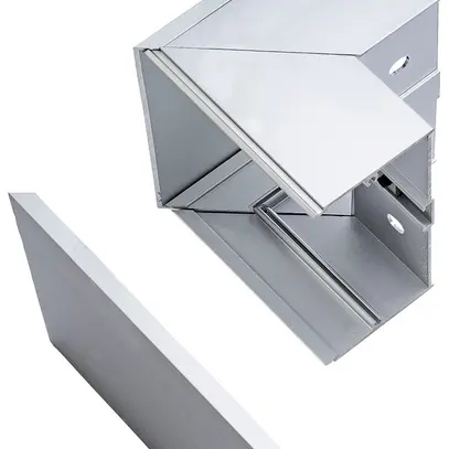 Angle extérieur ELBRO pour canal 110×60mm aluminium argent anodisé 
