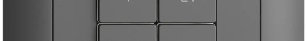 Comando per dimmer INC 1c scena/4t Edue Wiser grigio scuro 