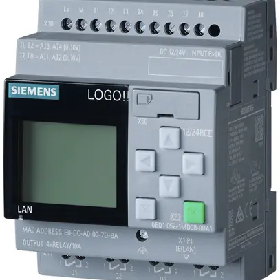 Modulo logico PLC Siemens LOGO! 8.4 12/24RCE, 8ED(4EA)/4UD 