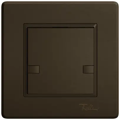 Poussoir universel ENC EDIZIO.liv UNI SNAPFIX® s.LED 1× comm.2T br 