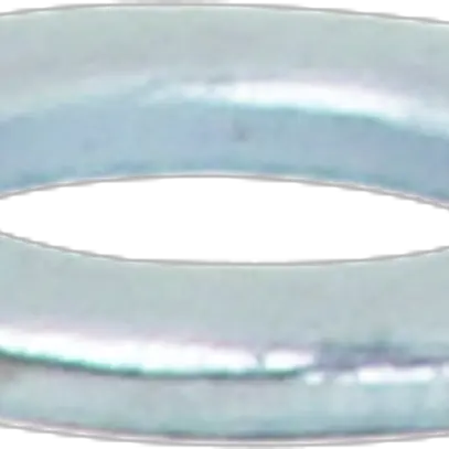 Ranella M4 9×4.3×0.8mm DIN 125A zinc.bl, senza smusso 