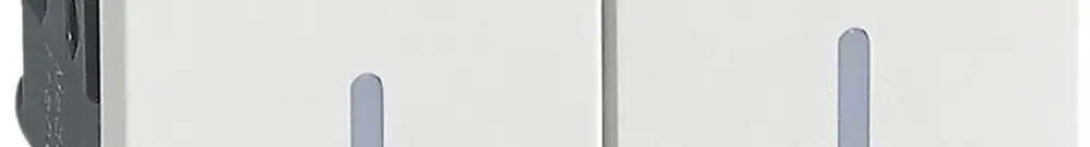 Inverseur double INC 3+3 ARTEOR, blanc 