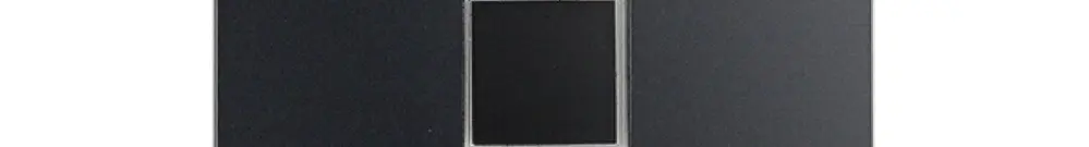 Kit de recouvr. EDIZIOdue elegance pour poussoir simple gris graphite 