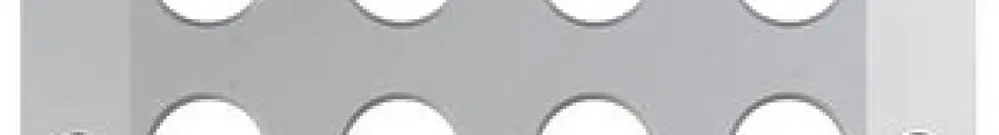 Plaque passe-câbles AGRO MCE Alu S03 8 trous 10…12.5mm Aluminium 