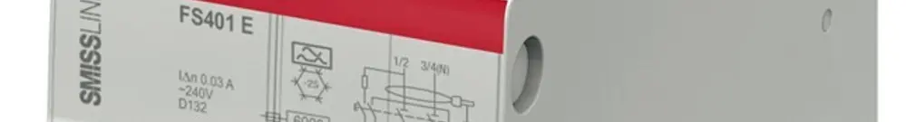 Disgiuntore differenziale SMISSLINE TP 6A/30mA C L+N 6kA 